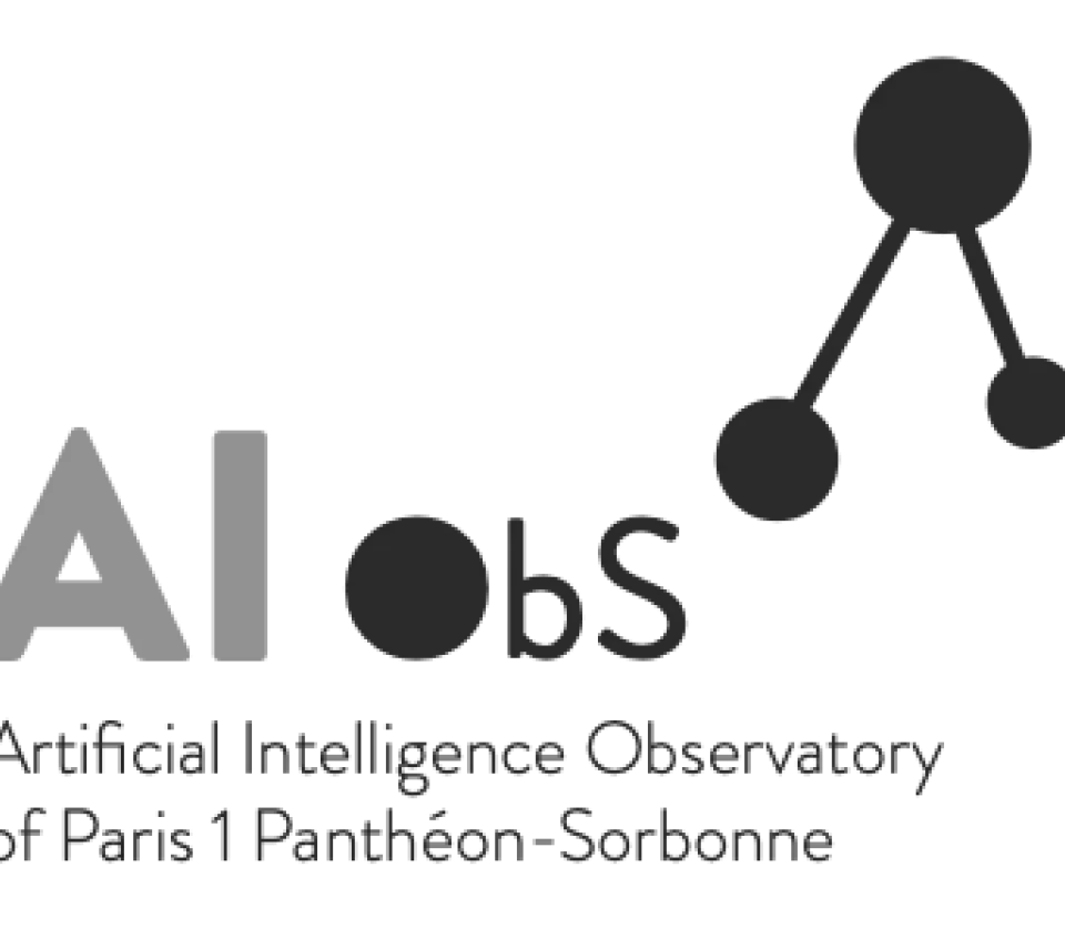 Logo de l'observatoire de l'IA de Paris 1 