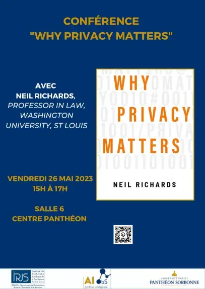 Affiche de la conférence du 26 mai 2023